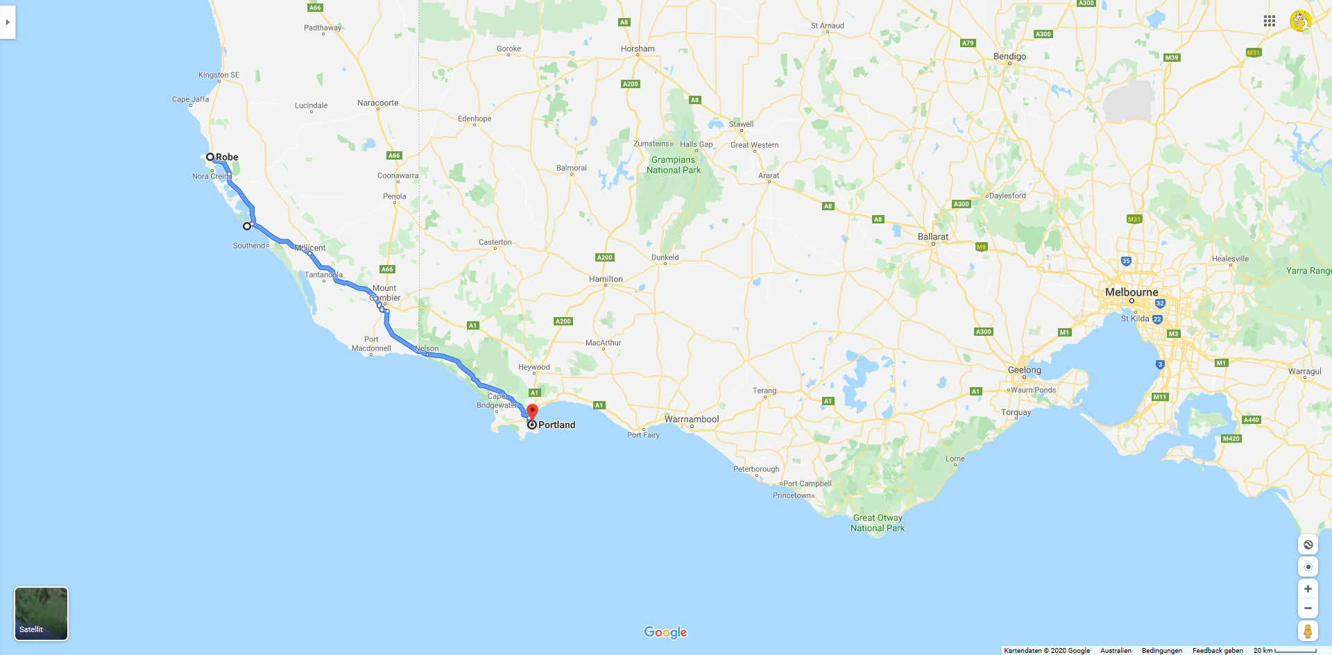 2019 12 16  10 Robe Portland Route